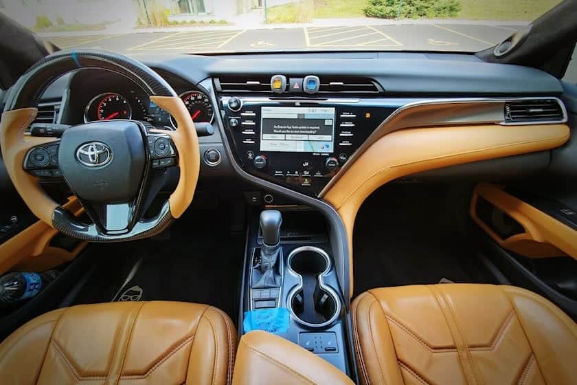 100K custom 2018 Toyota Camry interior