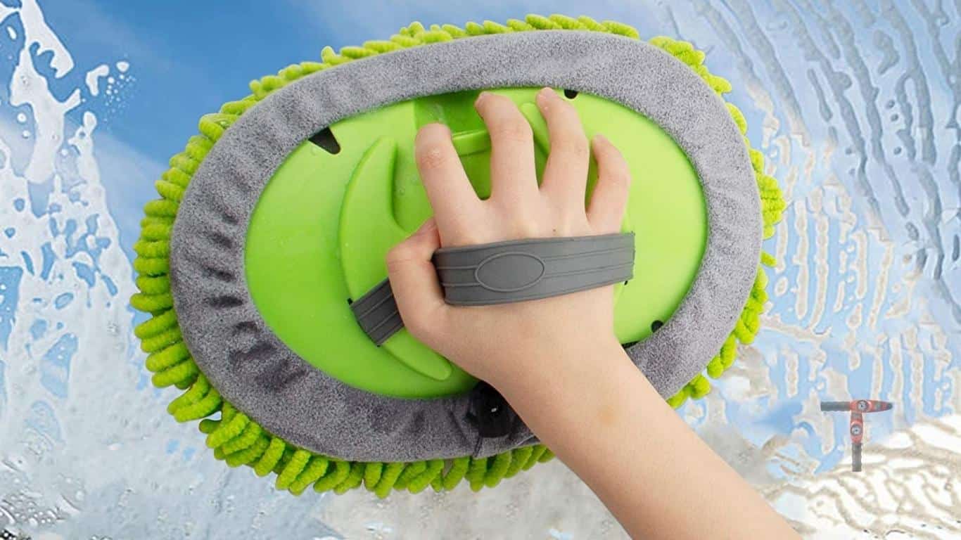 Anngrowy Microfiber Car Wash Brush Mop Kit