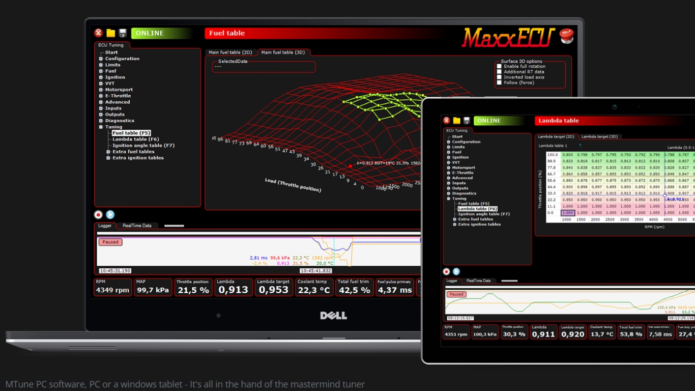 MaxxECU MTune software